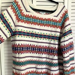 Old Navy colorful pattern sweater. Size XL